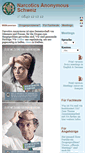 Mobile Screenshot of narcotics-anonymous.ch
